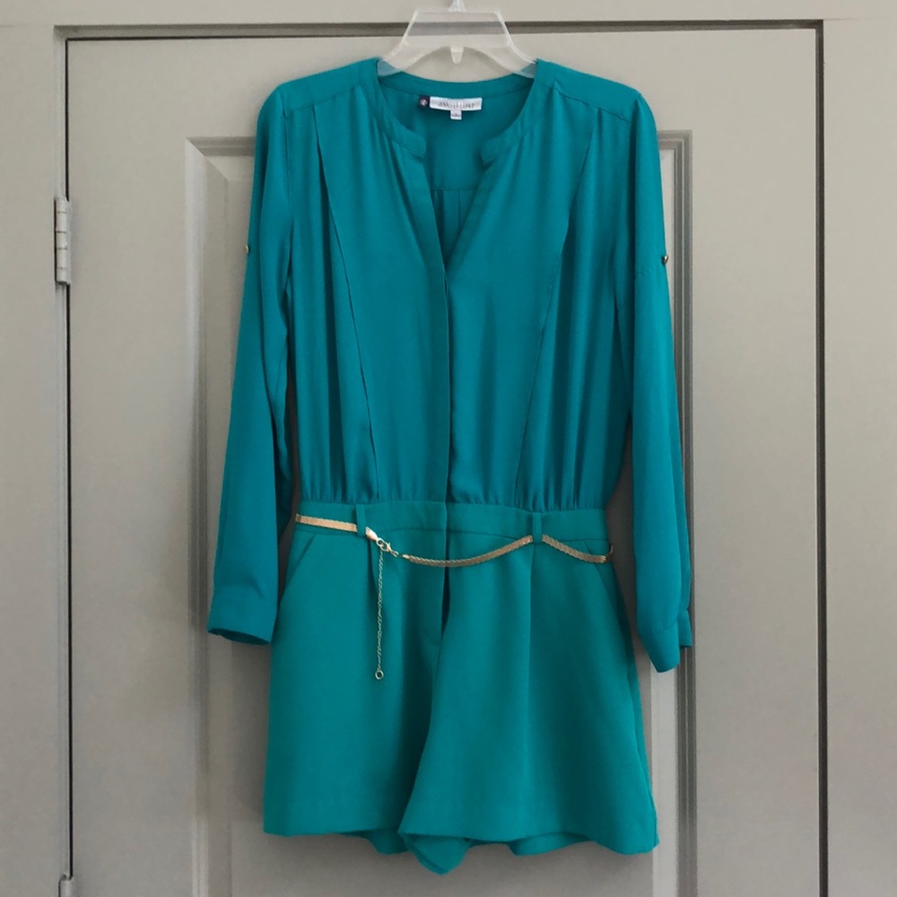 Jennifer Lopez Teal Romper